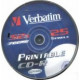 Verbatim - CD-R 52X 80min 700MB Spindle 25pcs Printable