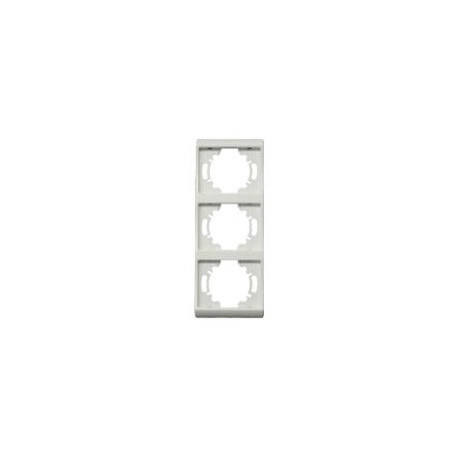 Elix EF003 Triple cover plate vertical cream