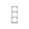 Elix EF003 Drievoudige afdekplaat verticaal cream