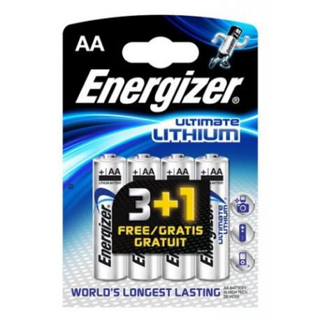 Energizer - 3+1 batterijen Lithium FR6