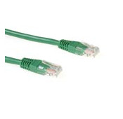 Cable UTP (non blindé) - 3m - Categorie 5 - Vert