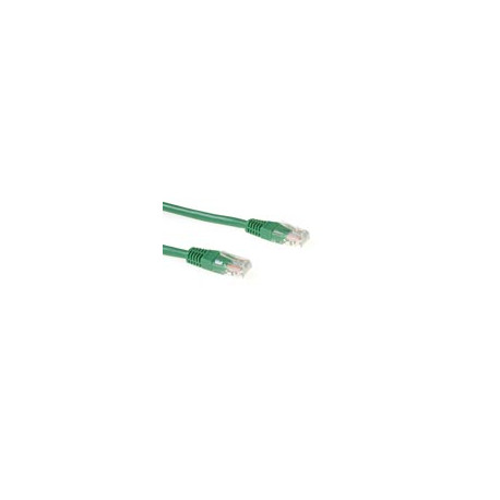 Cable UTP (non blindé) - 3m - Categorie 5 - Vert