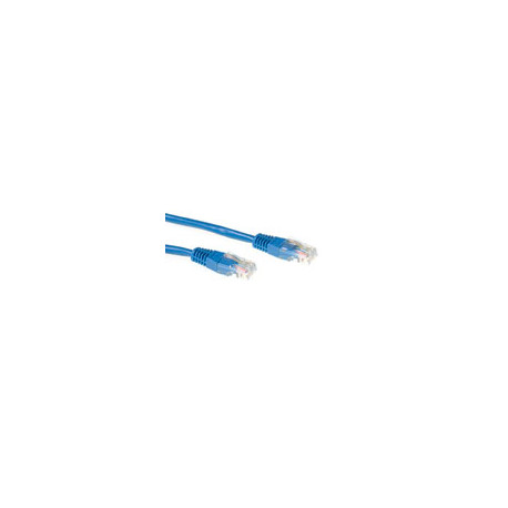 Cable UTP (non blinde) - Categorie 6 - 0.5M - Bleu