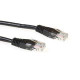 Cable UTP (non blindé) - 1.5m - Categorie 5 - Noir