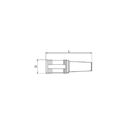 CO699 MANCHON RG58C/U noir