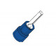 BC60 - Embout de cable rond bleu section 1.5 - 2.5mm² 10pcs