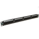 Patch panel 24-ports Cat.6 110Bloc non blinde