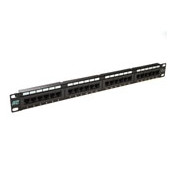 Patch panel 24-ports Cat.6 110Bloc non blinde