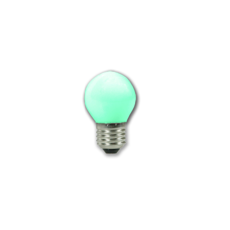 Elix - Lampe Led Boule 1W - E27 - Vert