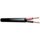 Cable audio 2 x 2.5mm 25A 100V - Zwart