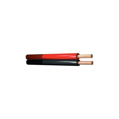 Cable 2x 1.5mm 15A rouge/noir