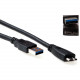 Connection cable USB3 A male - Micro USB B male 0.50 m