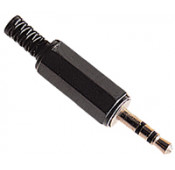 Fiche jack male stereo 3.5mm