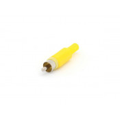 Fiche male phono RCA jaune