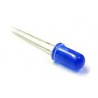Standaard LED 5 mm BLAUW DIFFUSING - Pak van 5 stuks