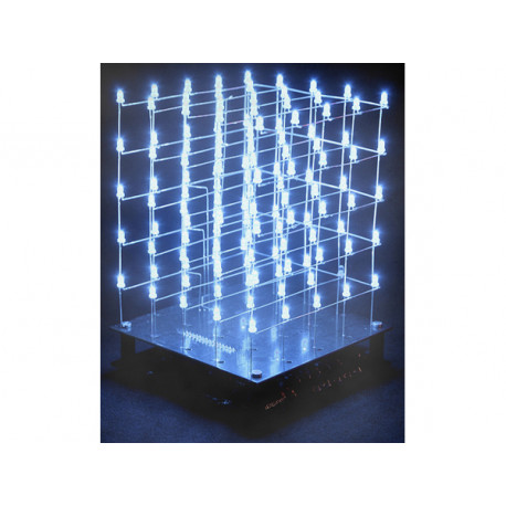 3D Ledkubus - 5 x 5 x 5 wit