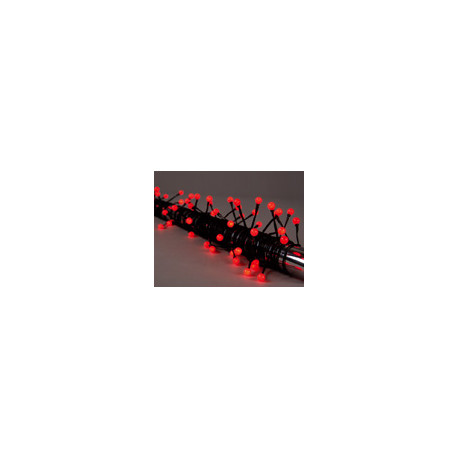 Elix - Guirlande Perle a Led Rouge