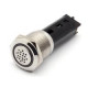 Buzzer - Acier Inoxydable a encaster 19mm 12vcc 80db