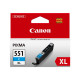 CANON INKJET CLI-551XL C Cyan XL Cartridge