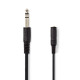 Cable 5m - Jack male stereo 6.35mm/jack femelle 6.35mm