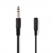 Cable 5m - Jack male stereo 6.35mm/jack femelle 6.35mm