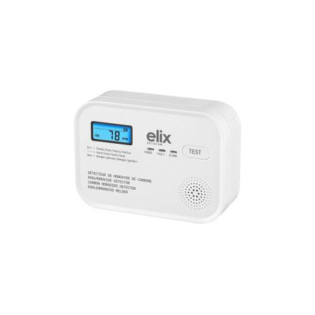 Elix - Detecteur de monoxide de carbone