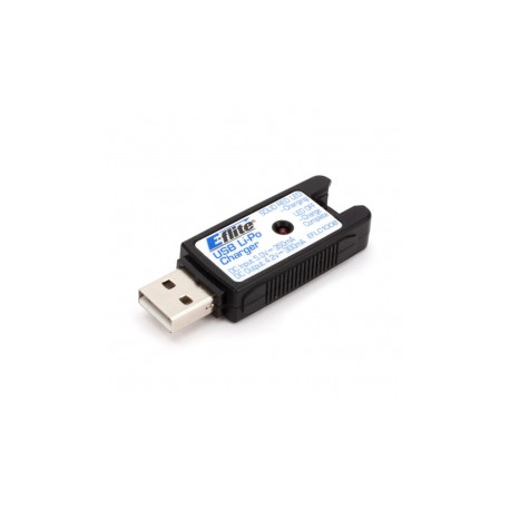 E-Flite -Chargeur de batterie LipPo 1S 350mAh avec prise USB