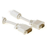 Cable DVI-A mâle - VGA mâle
