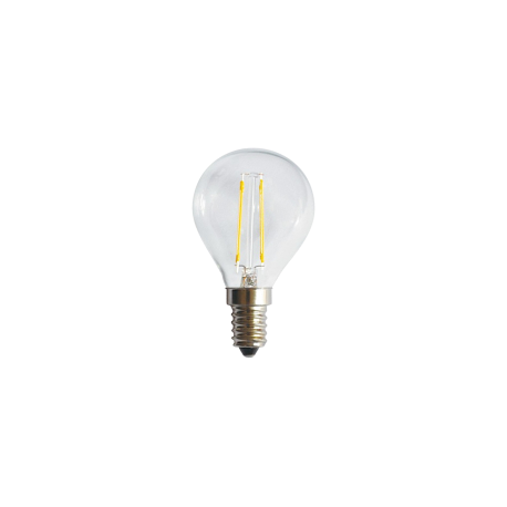 Ampoule LED à filament - Ping-pong G45 - E14 - 3W - 3200K