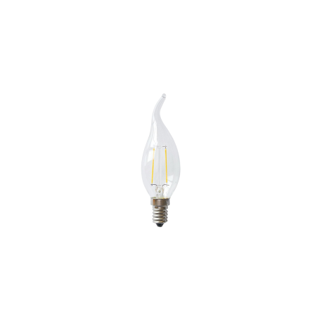 Ampoule LED à filament - Coup de vent C35 - E14 - 3W - 3200K