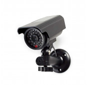 Caméra Factice CCTV à Panneau Solaire et à 30 Diodes IR