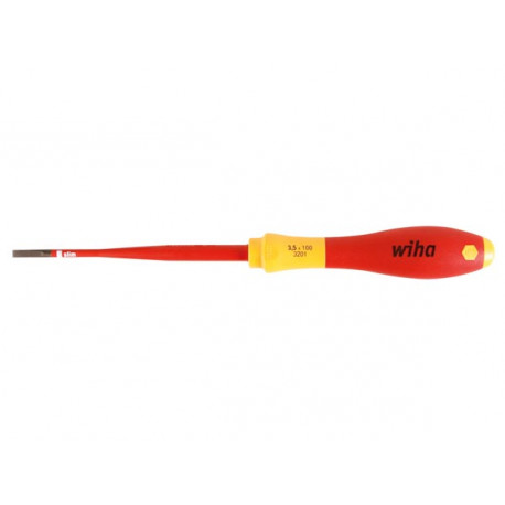 Wiha - VDE/GS Screwdriver - Flat 3.5 x 100mm