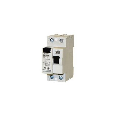 ELIX - Double pole differential switch 230V 2P 40A 30mA