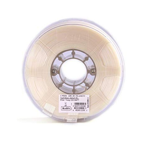 Fil pour Imprimante 3D ABS - 1.75 mm - Naturel - 750gr