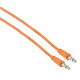 Cable 1m - Jack Male 3.5mm/Jack 3.5mm Stereo Orange