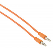 Cable 1m - Jack Male 3.5mm/Jack 3.5mm Stereo Orange