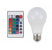 Elix - ampoule LED RGB E27 4W + telecommande