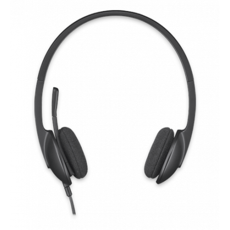 Logitech Usb Headset + noise canceling microphone H340