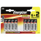 Energizer - Batteries alcaline MAX AA 8+4 Promo