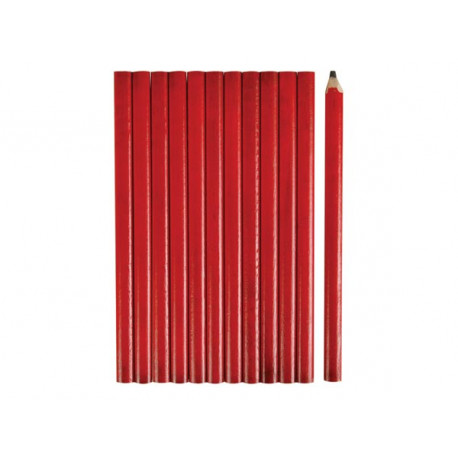 Carpenter's pencil 175mm (12 pcs)