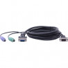 Belkin - Cable - 3m - 1x HD-15 man. - 2x Mini-Din man.