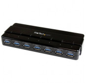 StarTech 7 Port SuperSpeed USB 3.0 Hub with Power Adapter