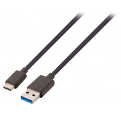 Câble USB 3.2 C mâle vers A mâle 1M Noir