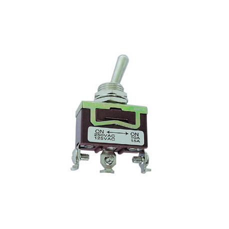 Maxi Toggle Switch (ON)-OFF-(ON) 10A/250V