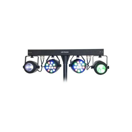 Support avec 2 projecteurs RGB et 2 Moon Flower