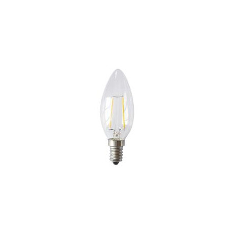Ampoule LED à filament - Bougie C35 - E14 - 3W - 3200K