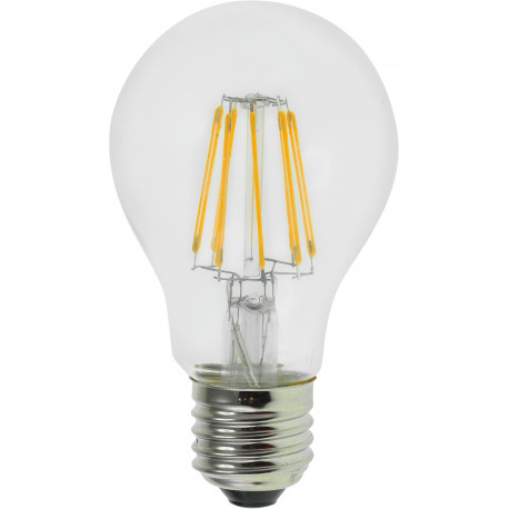 Ampoule LED à filament - Boule A60 - E27 - 6W - 3200K