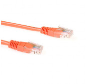 Cable UTP (non blindé) - 0.5m - Categorie 5 - Orange