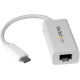 StarTech USB-C to Gigabit Network Adapter White