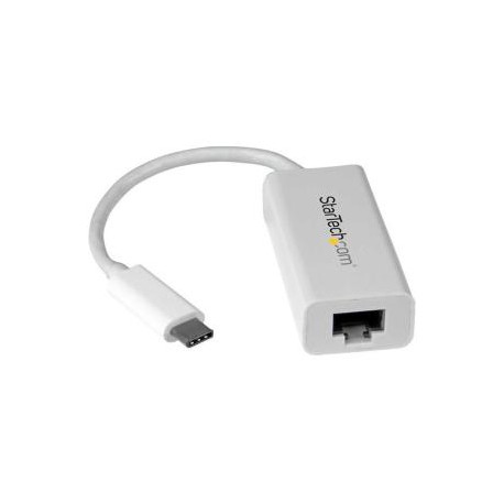 StarTech USB-C to Gigabit Network Adapter White
